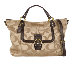 Tote, Satin, Beige, F25290, S, 3*